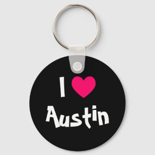 Ich liebe Austin Texas Schlüsselanhänger