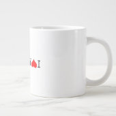 Ich liebe Australien Jumbo-Tasse (Rechts)