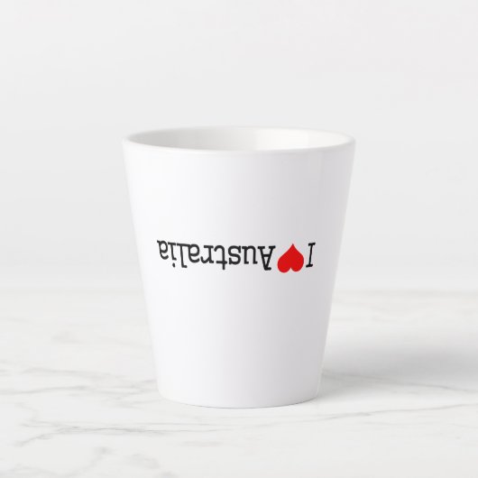 Ich liebe Australien Milchtasse (Vorderseite)