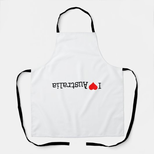 Ich liebe Australien Schürze (Vorderseite)