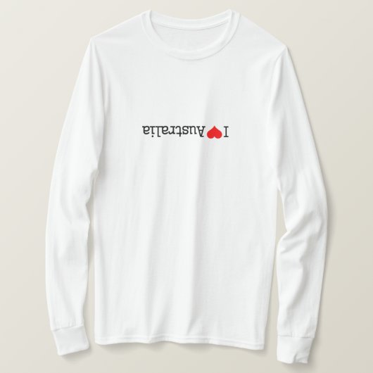 Ich liebe Australien T-Shirt (Design vorne)