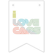 Ich Liebe Autos Bammer Wimpelkette (Dritte Fahne)