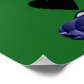 Ich Liebe Autos Kinderposter Poster (Ecke)