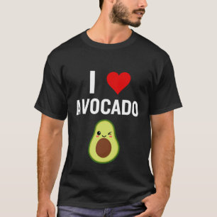 Ich liebe Avocado-Shirt Lustiges Avocado-Liebhaber T-Shirt