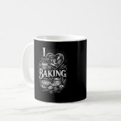 Ich liebe Backen Kaffeetasse (Vorderseite Links)