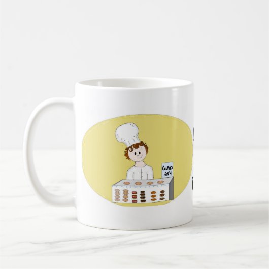 Ich liebe Backen Kaffeetasse (Links)
