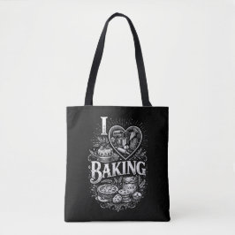 Ich liebe Backen Tasche