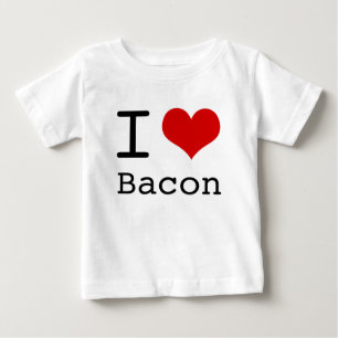 Ich liebe Bacon Baby T-shirt