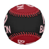 Ich liebe Bacon Baseball (Rückseite)
