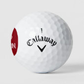 Ich liebe Bacon Golfball (Logo)