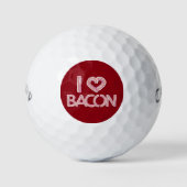 Ich liebe Bacon Golfball (Vorderseite)