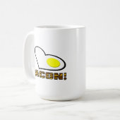 Ich liebe Bacon Lustiger Becher Kaffeetasse (Vorderseite Links)
