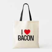 Ich Liebe Bacon. Tragetasche (Rückseite)