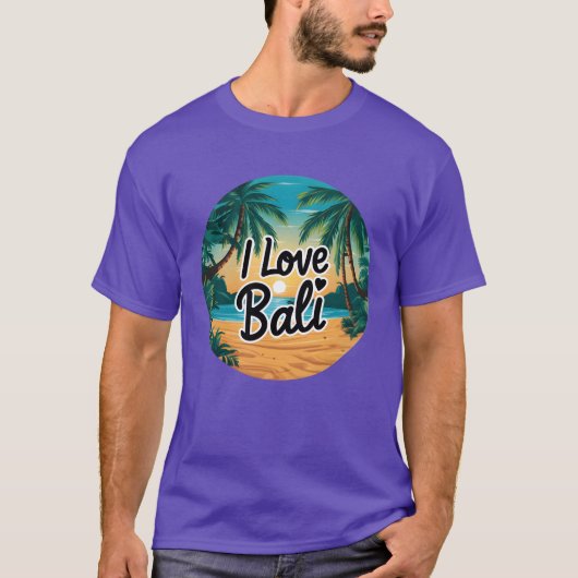 Ich liebe Bali-Junge T-Shirt (Vorderseite)