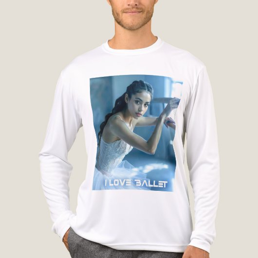 ICH LIEBE BALLETT - BALLETT & TANZ Tri-Blend SHIRT (Vorderseite)