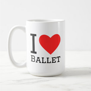 Ich liebe Ballett Kaffeetasse