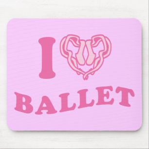 Ich liebe Ballett Mousepad