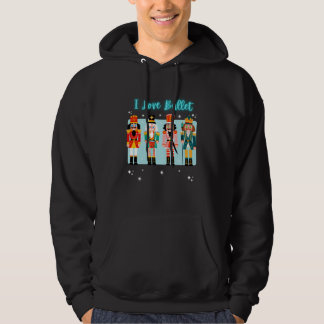 Ich Liebe Ballett Nutcrackers Hoodie