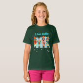 Ich Liebe Ballett Nutcrackers Kid's Basic T - Shir T-Shirt (Vorne ganz)