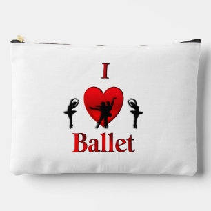 Ich liebe Ballett Zubehörtasche