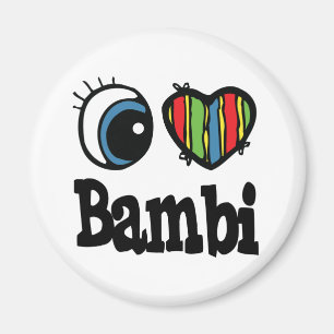 Ich liebe Bambi Magnet