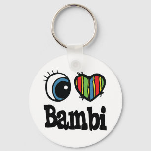 Ich liebe Bambi Schlüsselanhänger