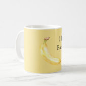 Ich liebe Bananen Kaffeetasse (Vorderseite Links)