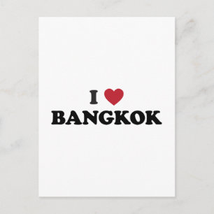 Ich liebe Bangkok Thailand Postkarte