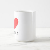 Ich liebe Bariloche Kaffeetasse (Mittel)
