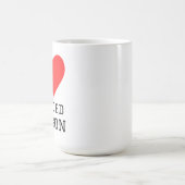 Ich liebe Bartagamen Kaffeetasse (Mittel)