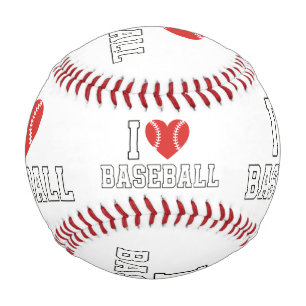 Ich liebe Baseball Design für wahre Sportfans