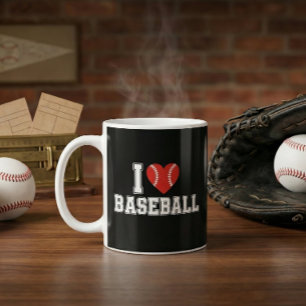Ich liebe Baseball Kaffeetasse