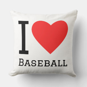 Ich liebe Baseball Kissen