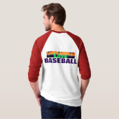 Ich Liebe Baseball mit Mitgefühl Neuester Spaß T-Shirt (Schwarz voll)