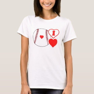 Ich Liebe Baseball! T-Shirt