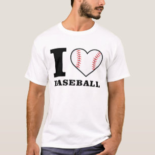 Ich liebe Baseball T-Shirt