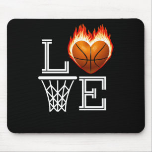 Ich Liebe Basketball Basketball Lover Geschenk für Mousepad