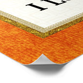 Ich Liebe Basketballplakat Poster (Ecke)