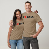 Ich liebe Bass-Geschenk T-Shirt (Unisex)