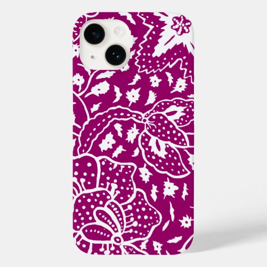 Ich liebe Batik iPhone Hülle (Rückseite)