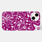 Ich liebe Batik iPhone Hülle (Rückseite (Horizontal))