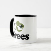 Ich liebe Bäume Tasse (Vorderseite Links)