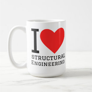 Ich liebe Bautechnik Kaffeetasse