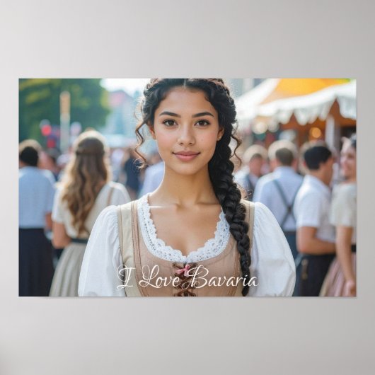 ICH LIEBE BAYERN POSTER (Vorne)