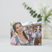 ICH LIEBE BAYERN POSTKARTE (Stehend Vorderseite)