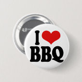 Ich liebe BBQ Button (Vorne & Hinten)