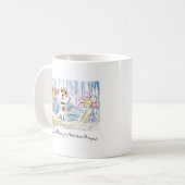 "ICH LIEBE-BEAGLE-FREIHEITS-PROJEKT!" Klassische Kaffeetasse (Vorderseite Links)