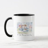 "ICH LIEBE-BEAGLE-FREIHEITS-PROJEKT!" TASSE (Links)