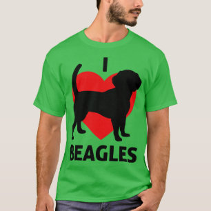 Ich liebe Beagles Gut für Beagle-Besitzer T-Shirt