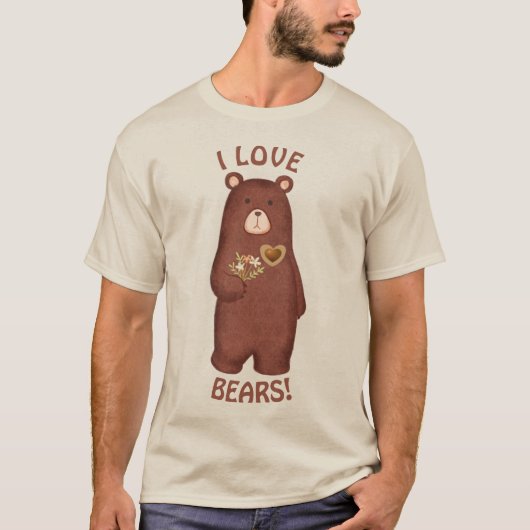 ICH LIEBE BEARS! T-Shirt (Vorderseite)